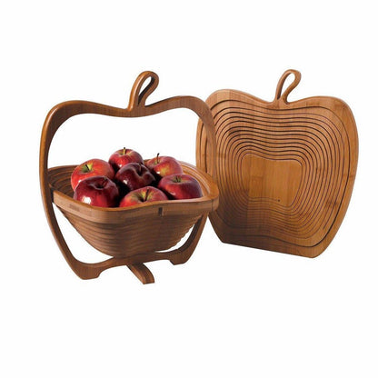 EcoFriendly Bamboo Collapsible Fruit Basket