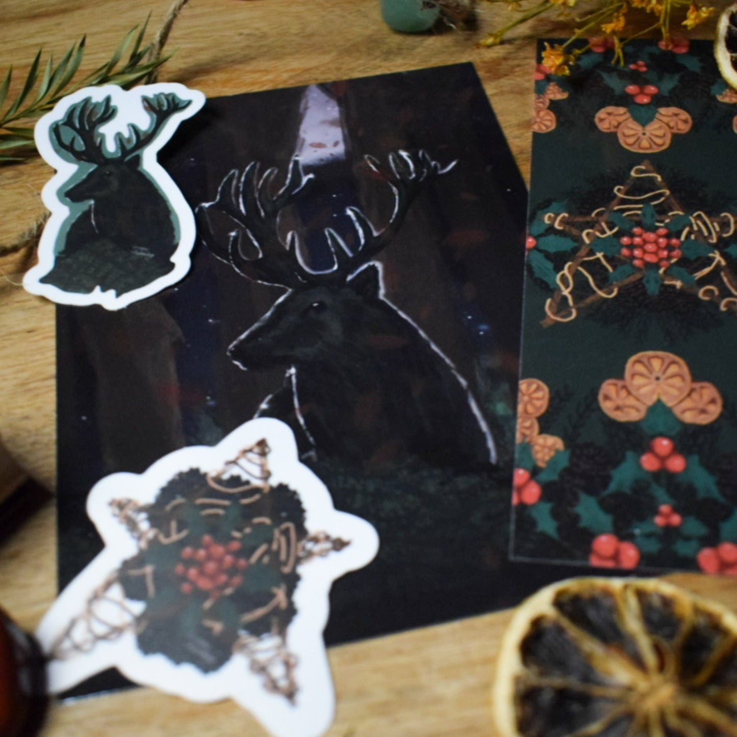 Yule Wreath Bookmark