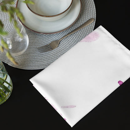 Watercolour Pink Splash - Cloth Napkin Set