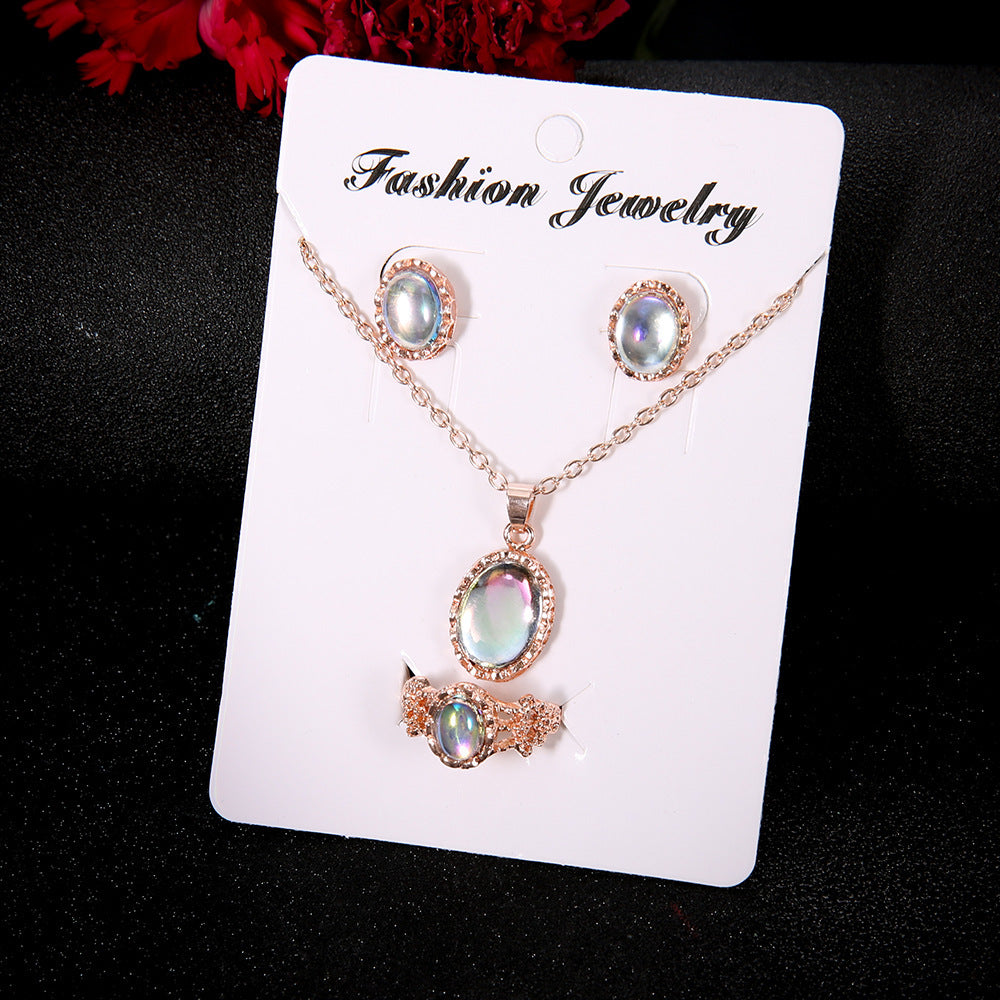 Dazzling Gemstone Jewellery Set