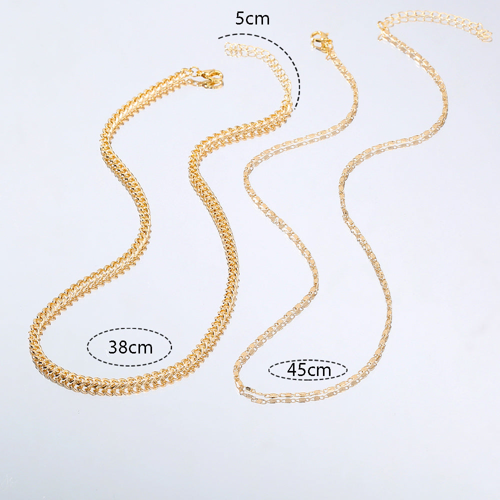 Multi-Layer Gold Choker Necklace