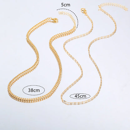 Multi-Layer Gold Choker Necklace