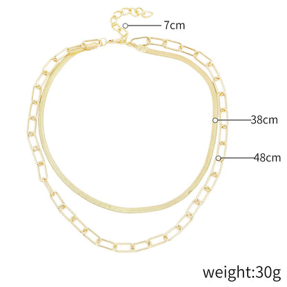 Multi-Layer Twist Chain Necklaces