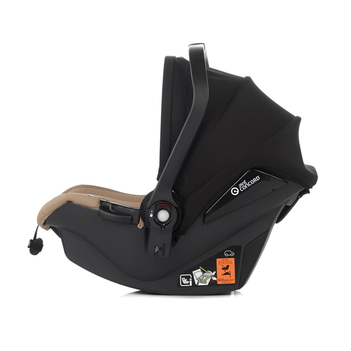 Jane Koos i-Size R1 Baby Car Seat 40 to 83cm, 0-18 Months