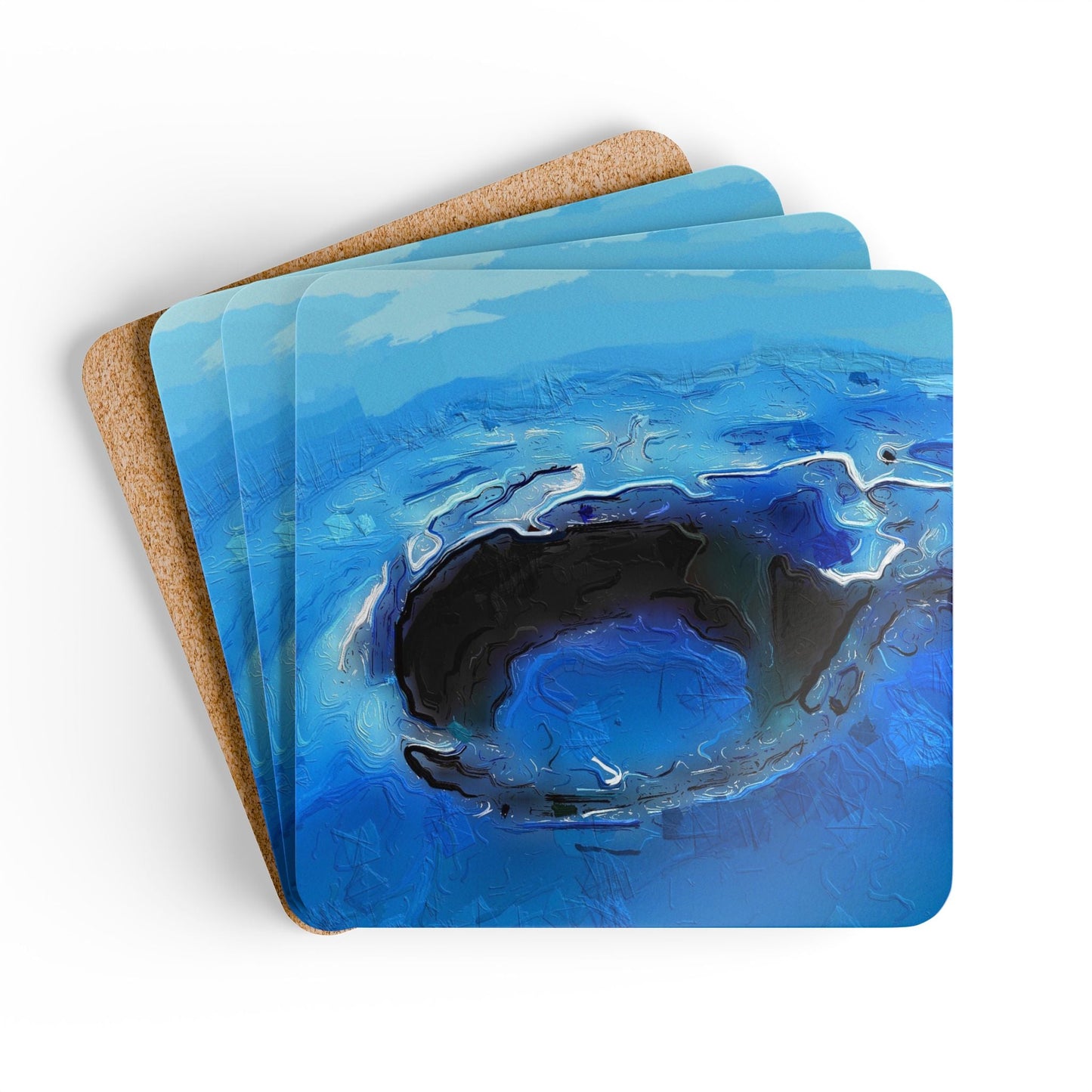 A Drop In The Ocean - Coaster Set
