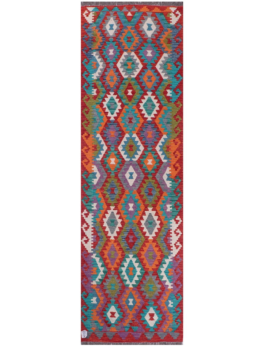 Maimana Kilim Runner - 295 x 88 cm