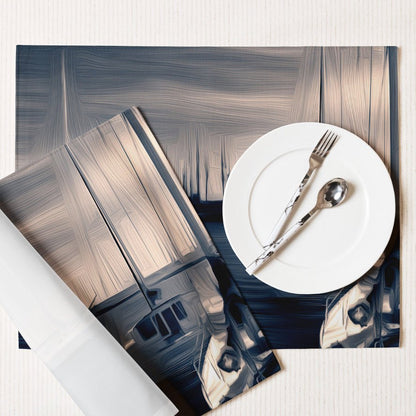 The Sleeping Yachts (at Sunrise) - Placemat Set