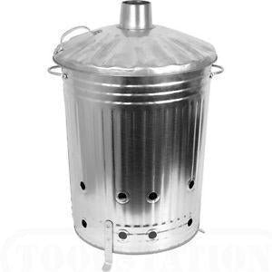 Steel Garden Fire Bin Incinerator Portable Outdoor Burning Solution