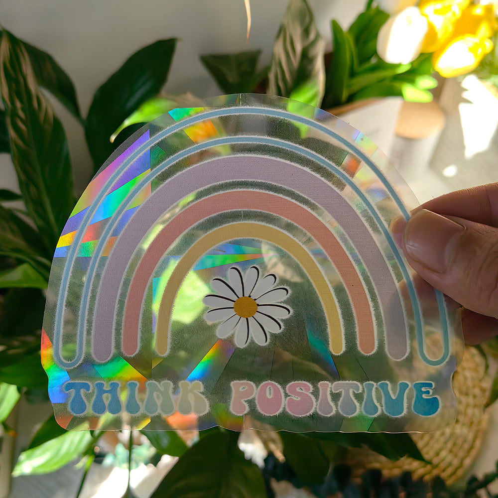 Colourful Suncatcher Rainbow Prism Glass PVC Window Film