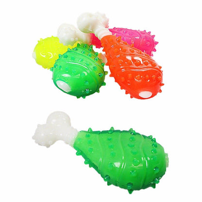 Durable Interactive Pet Dog Toy Chicken Bone for Healthy Playtime