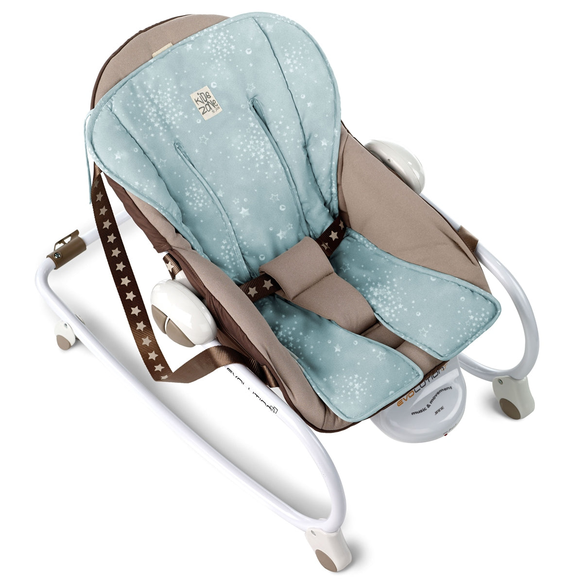 Flappy, Reversible 4in1 Seat Liner / Pad for Pushchairs, Carrycots, Rockers & Highchairs
