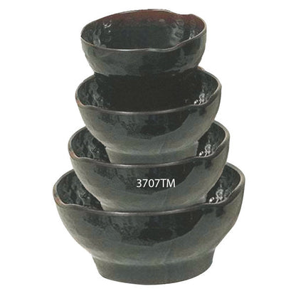 Tenmoku Melamine Wave Soup Bowl 24oz - Dozen