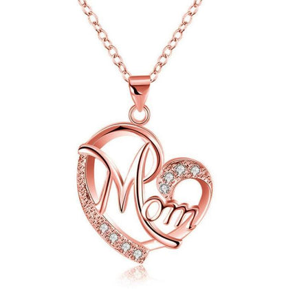 Heart Shaped Diamond Necklace
