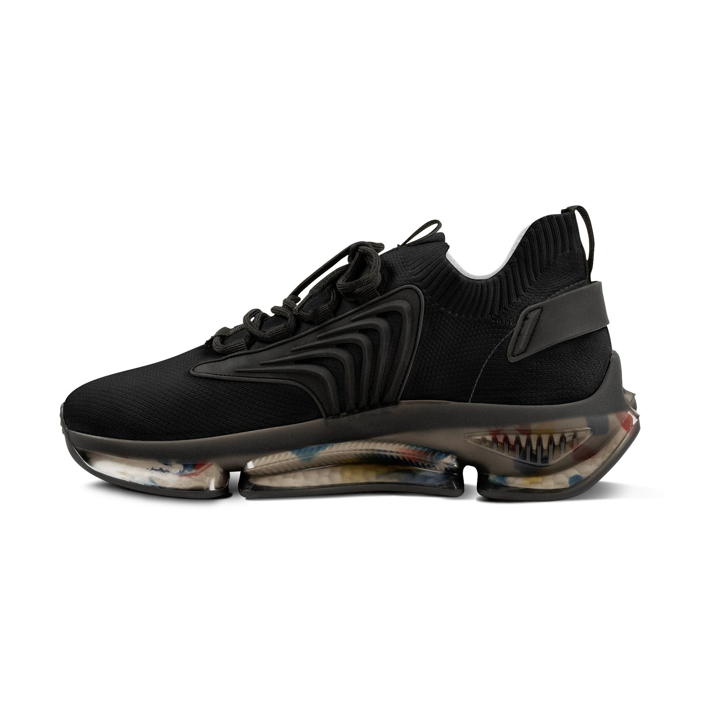 iSAW Mens Black Street Sneakers