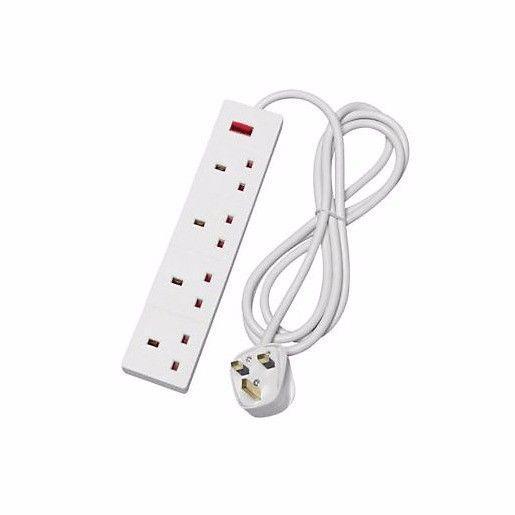 10m 4 Gang Extension Lead for Multiple Devices