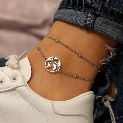 Three-Piece Anklet Set