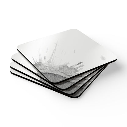 Watercolour Grey Splash - Coaster Set