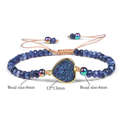 Natural Stone Woven Bracelet for Men & Women