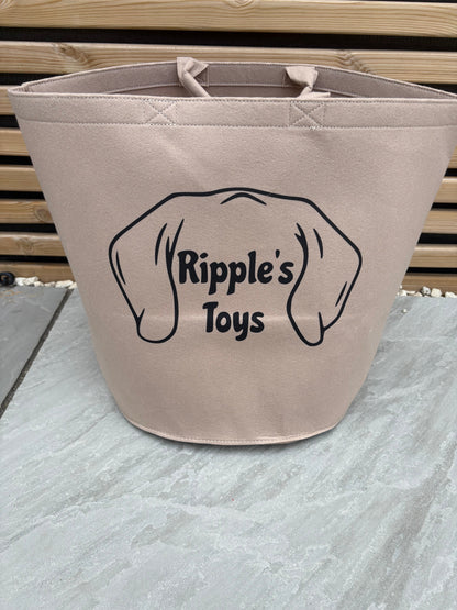 Personalised Pet Toy Bag