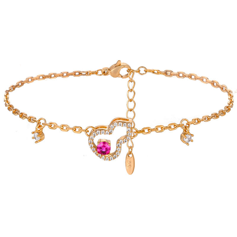 Gold Plated Gourd Bracelet