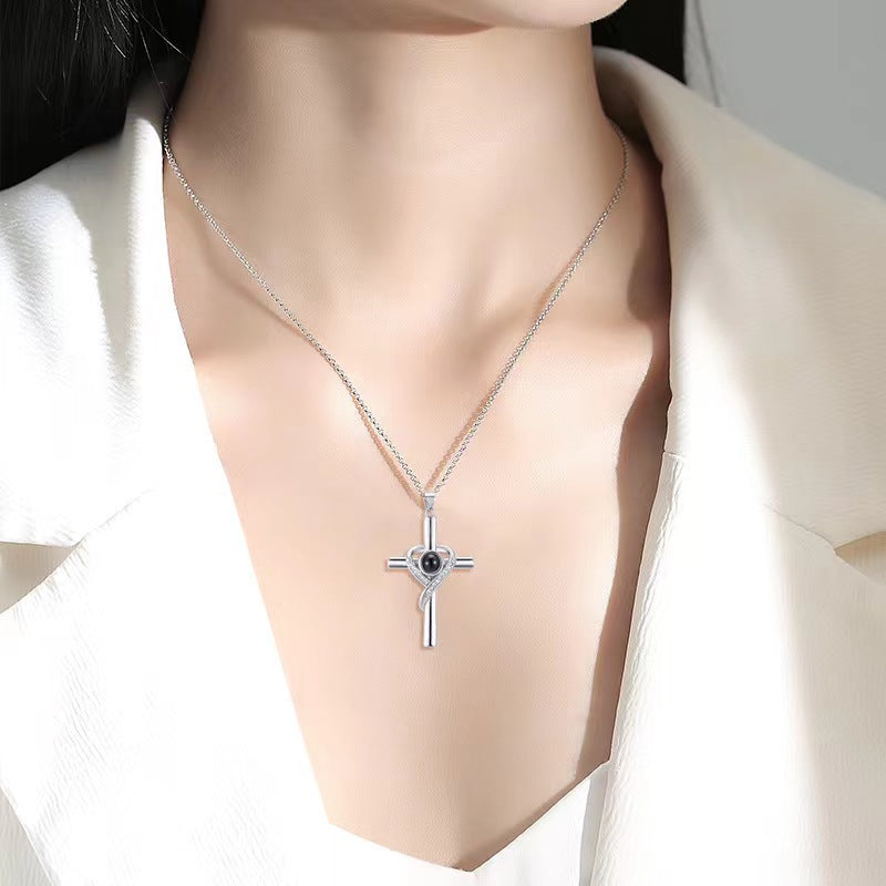 "I Love You" Projection Necklace