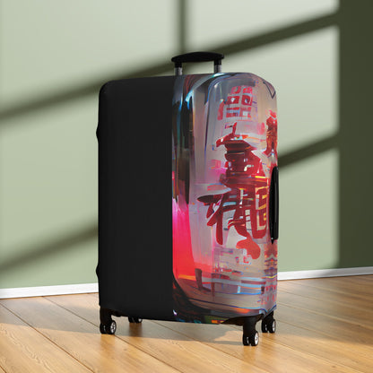Half Black Half Báijiǔ – Protective Suitcase Cover