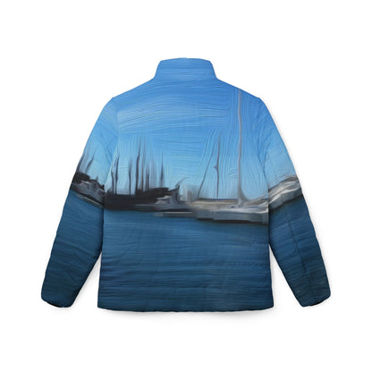 The Sleeping Yachts (at Morning) - Womens Puffer Jacket