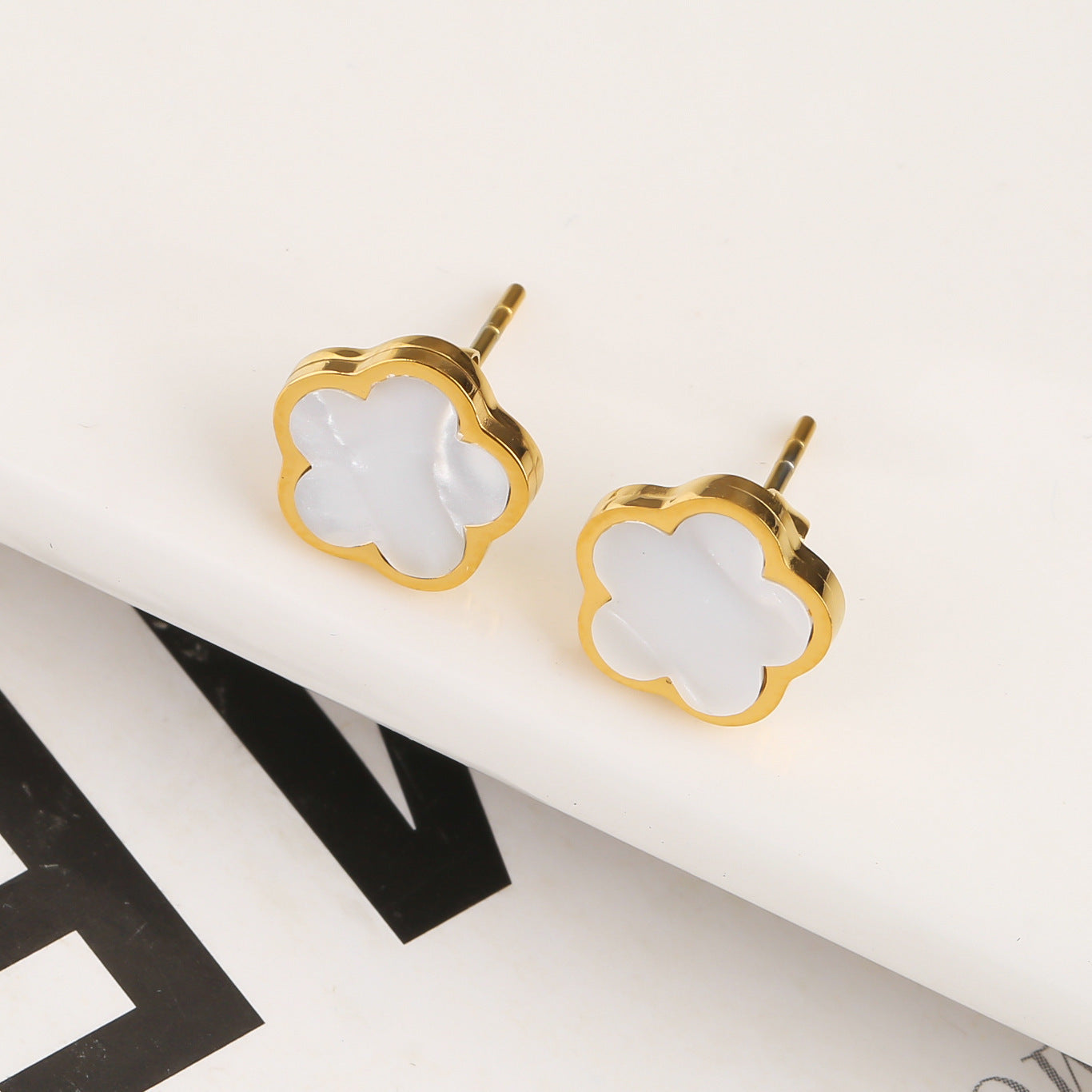 Clover Five Leaf Petals Earring & Necklace Jewellery Sets