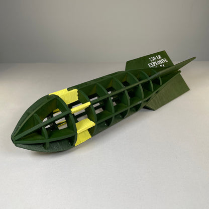 Prop WW2 Bomb  - Flatpack Model Kit