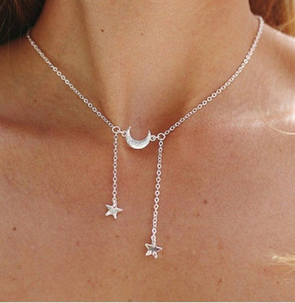 Eye Pendant, Crystal Star, Multi Layer Necklaces