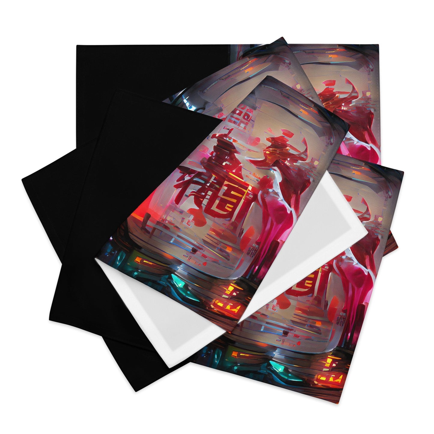Half Black Half Báijiǔ - Placemat Set