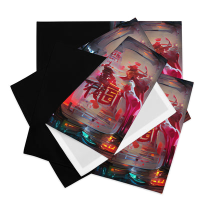 Half Black Half Báijiǔ - Placemat Set