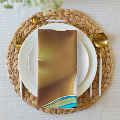 Retro Cool White - Cloth Napkin Set