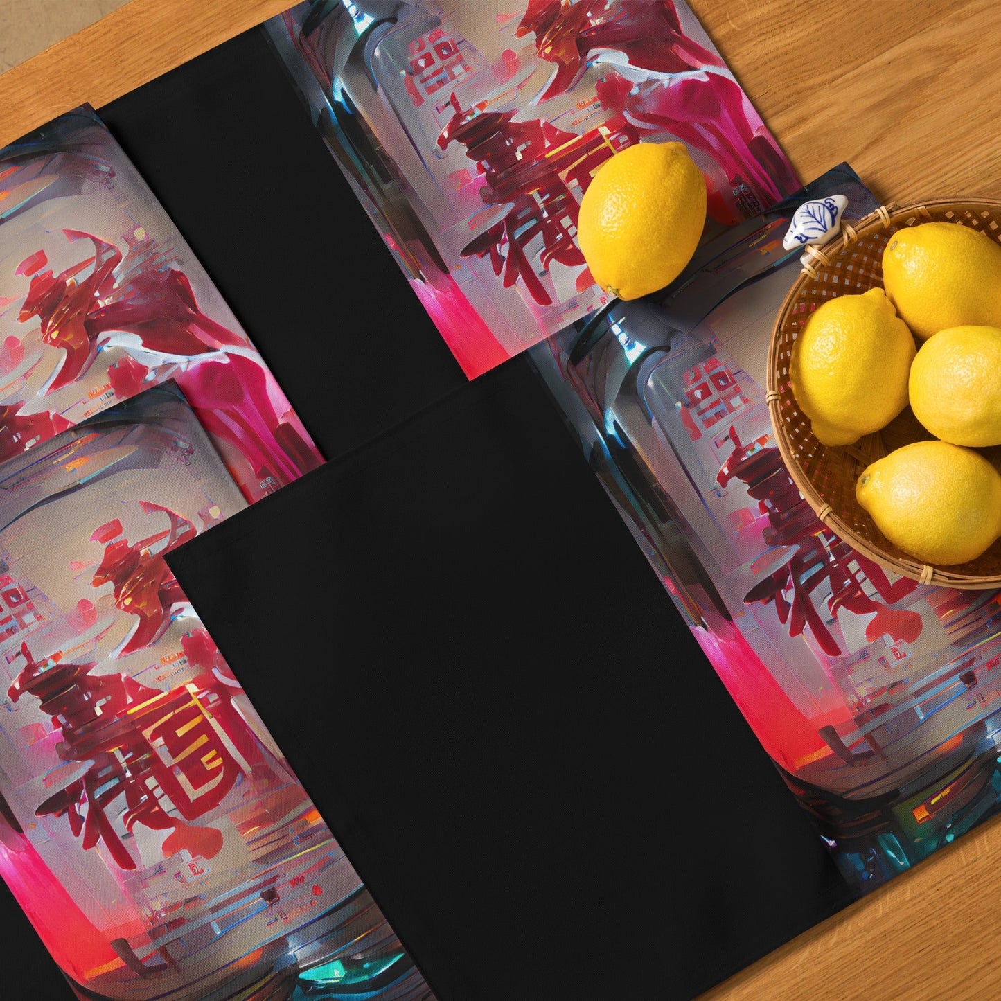 Half Black Half Báijiǔ - Placemat Set