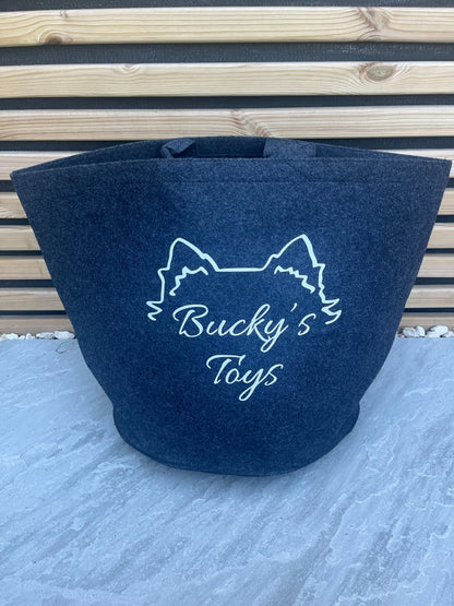 Personalised Pet Toy Bag