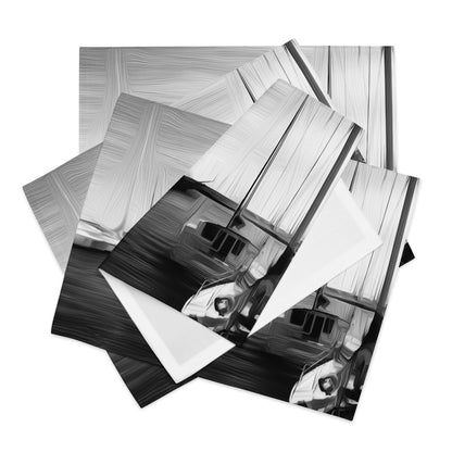 The Sleeping Yachts (at Night) - Placemat Set
