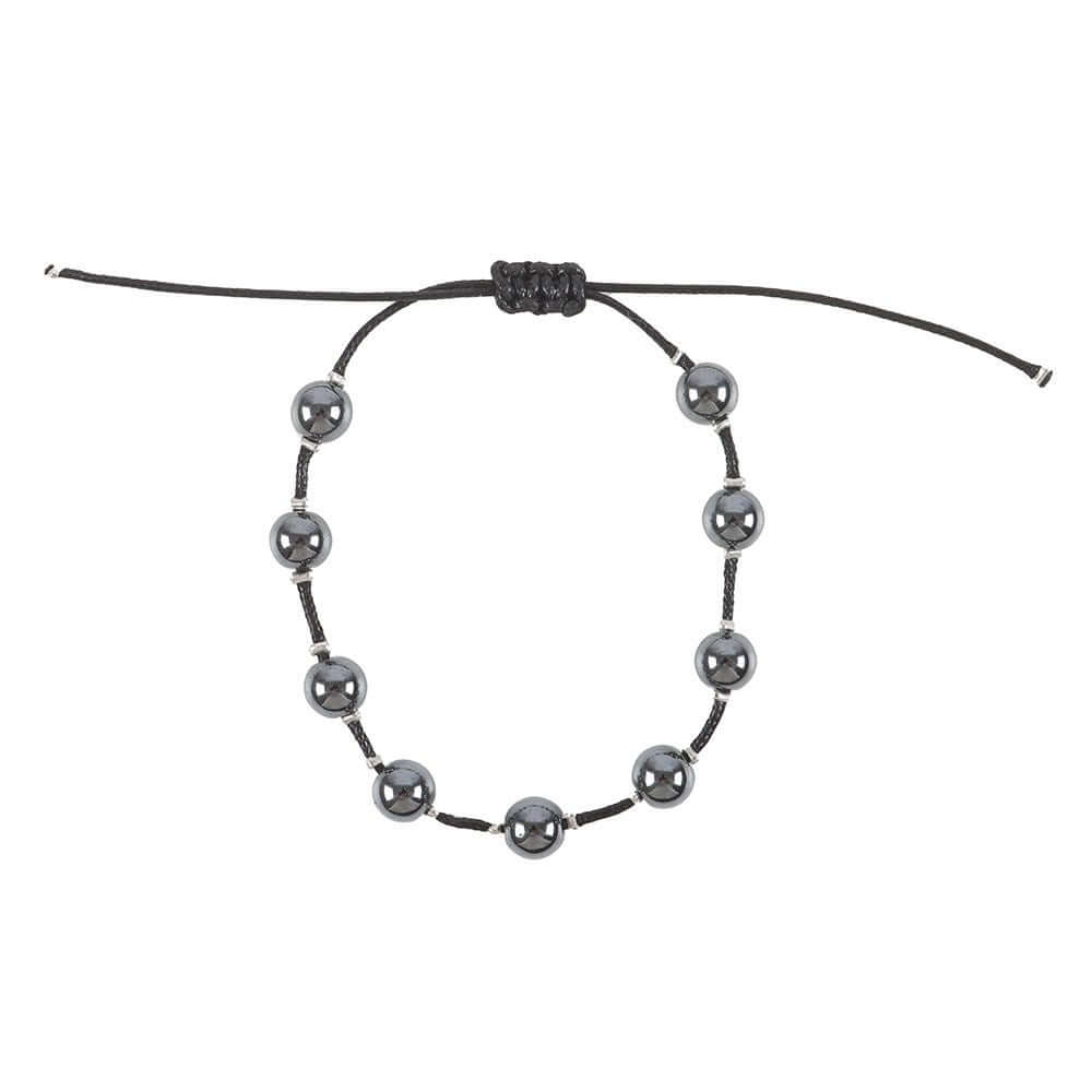 Gothic Gifts Healing Hematite String Bracelet