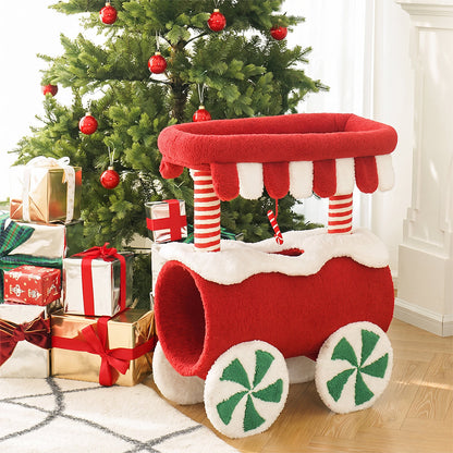 NA62 Pet Furniture Cat Kitten Christmas Tree, Scratcher Tree