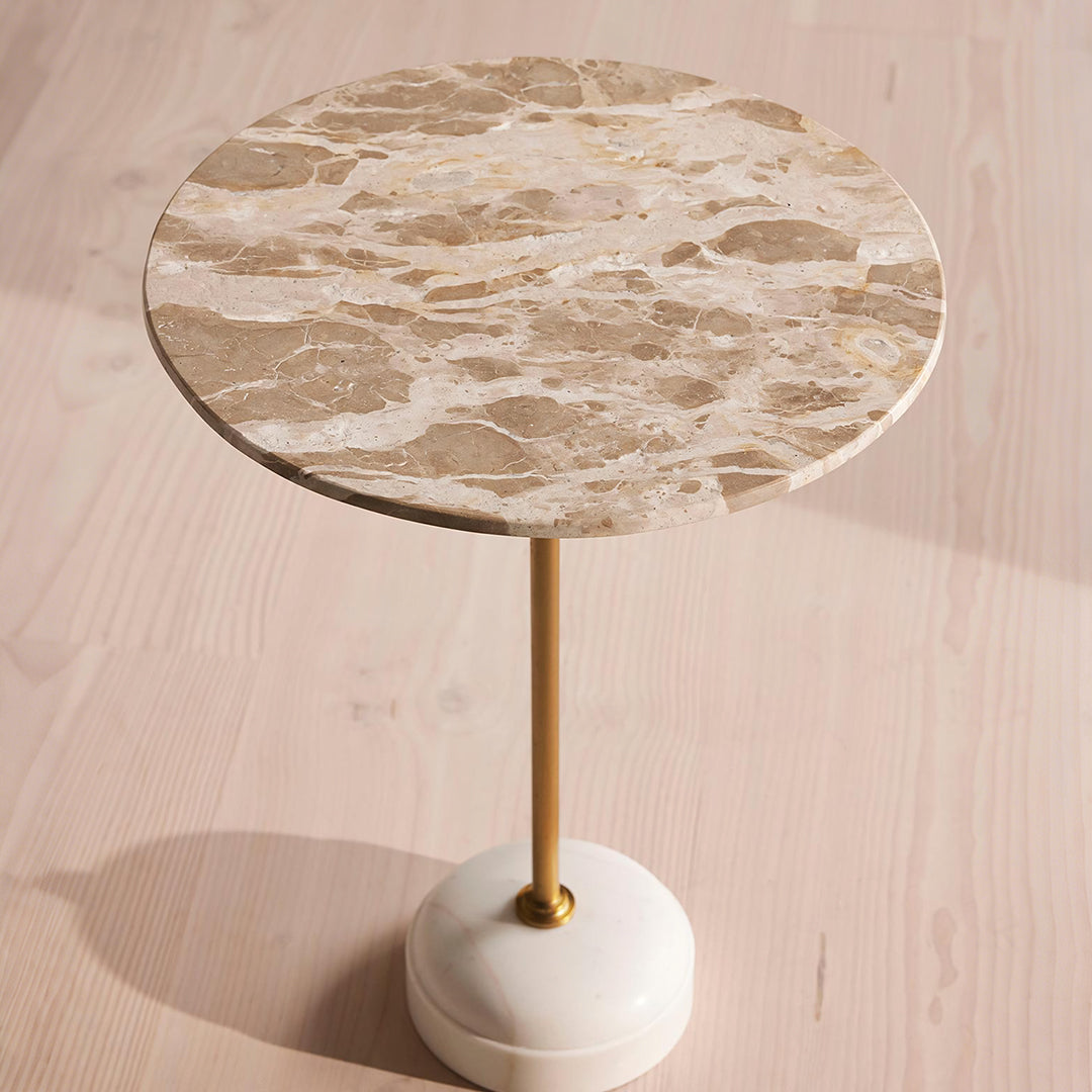 Cameron Side Table, Marble