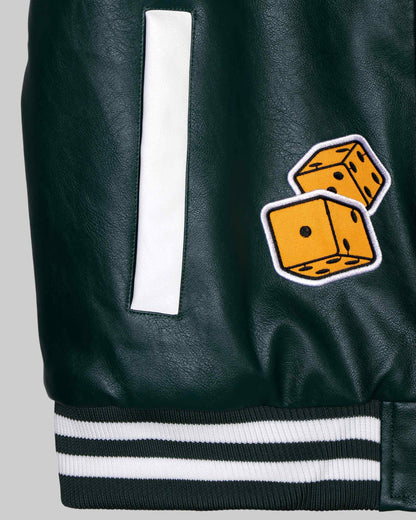 Letterman Baseball Jacket with Patches