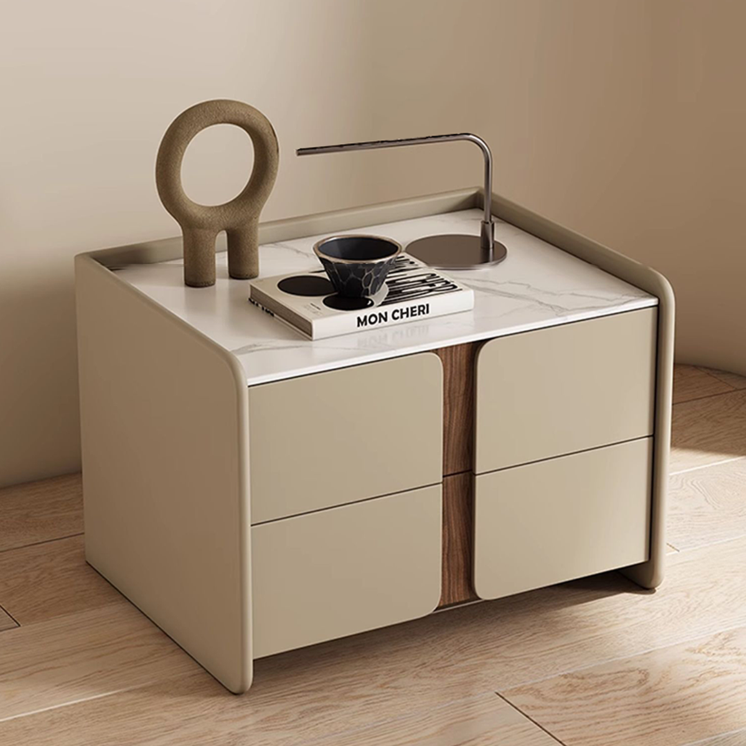 Noa Antique Bedside Table