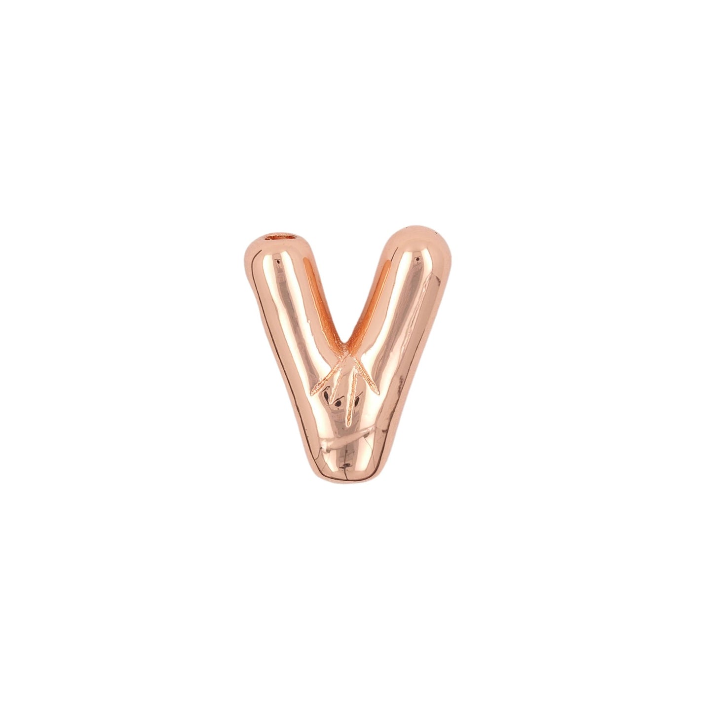 Glossy Letters Pendant Necklace