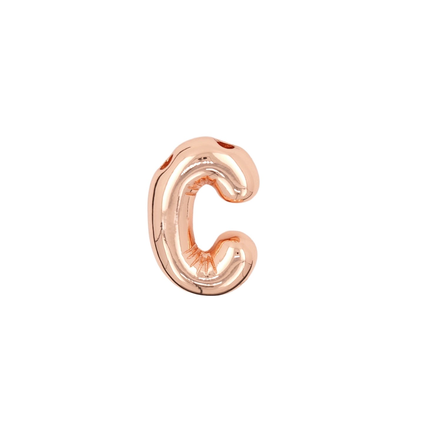 Glossy Letters Pendant Necklace