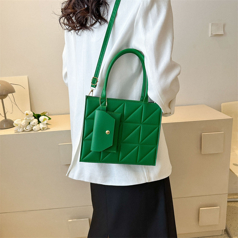 Plaid Shoulder Bag for Women