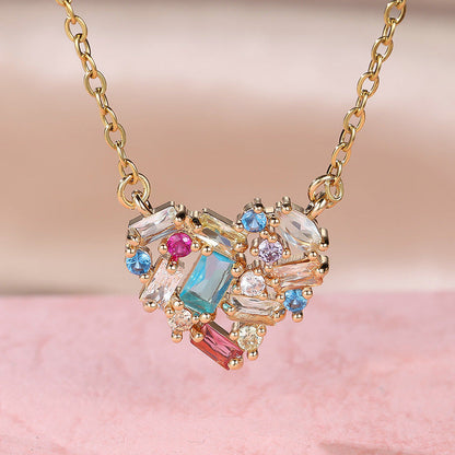 Personality Simple Style Heart Necklace