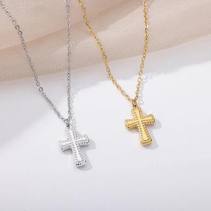 Lucky Tree Cross Necklace
