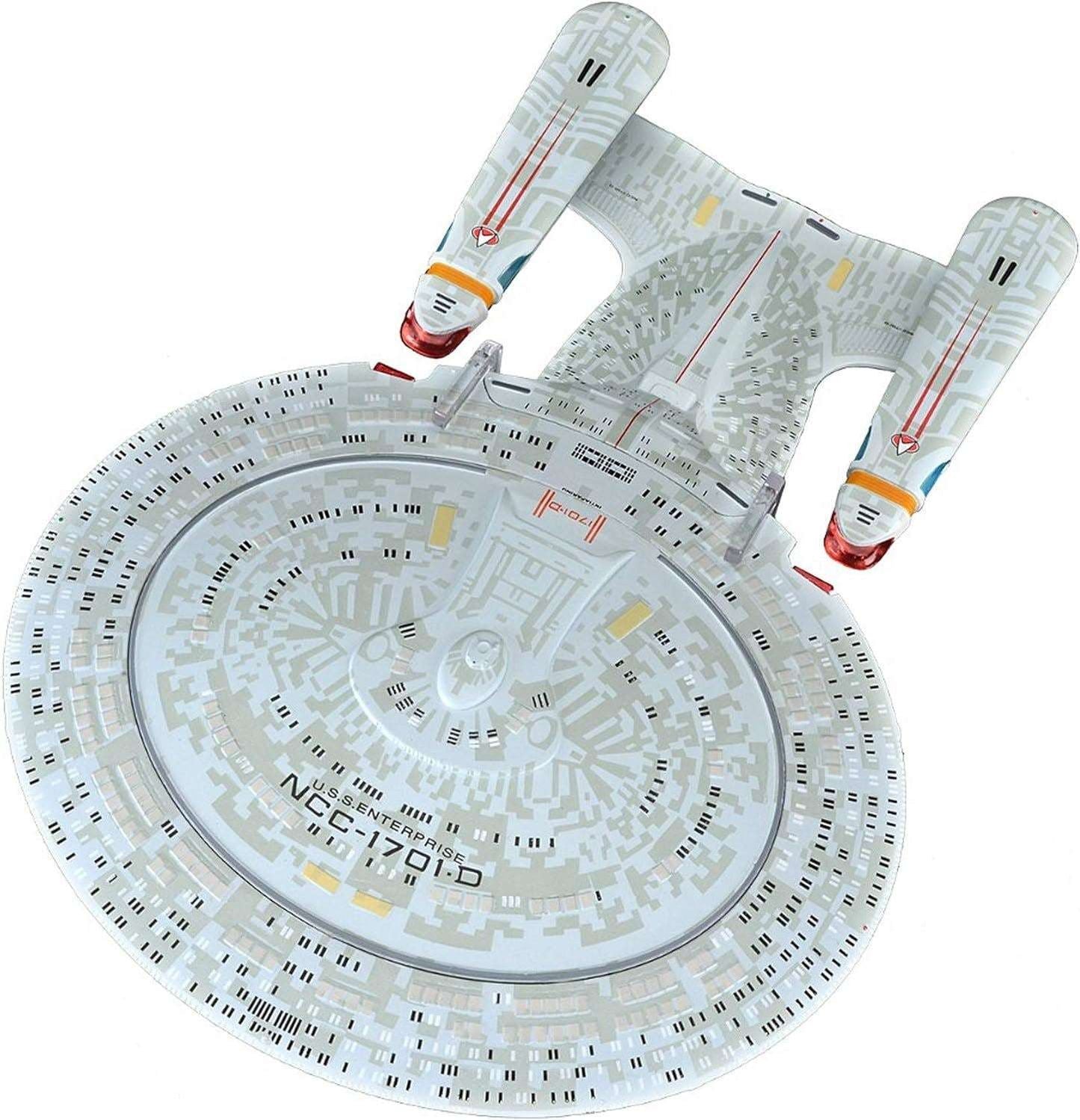 #02 U.S.S. Enterprise NCC-1701-D (Galaxy-class) XL EDITION Die-cast Model Ship (Eaglemoss / Star Trek)