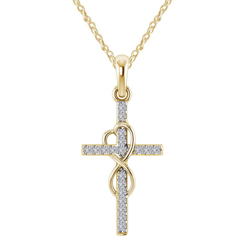 Infinity Cross Necklace