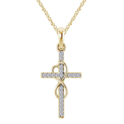 Infinity Cross Necklace