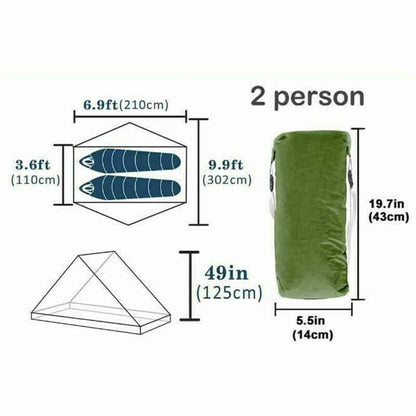 3F UL Gear Lanshan 2 Classic / 3 Season / Green